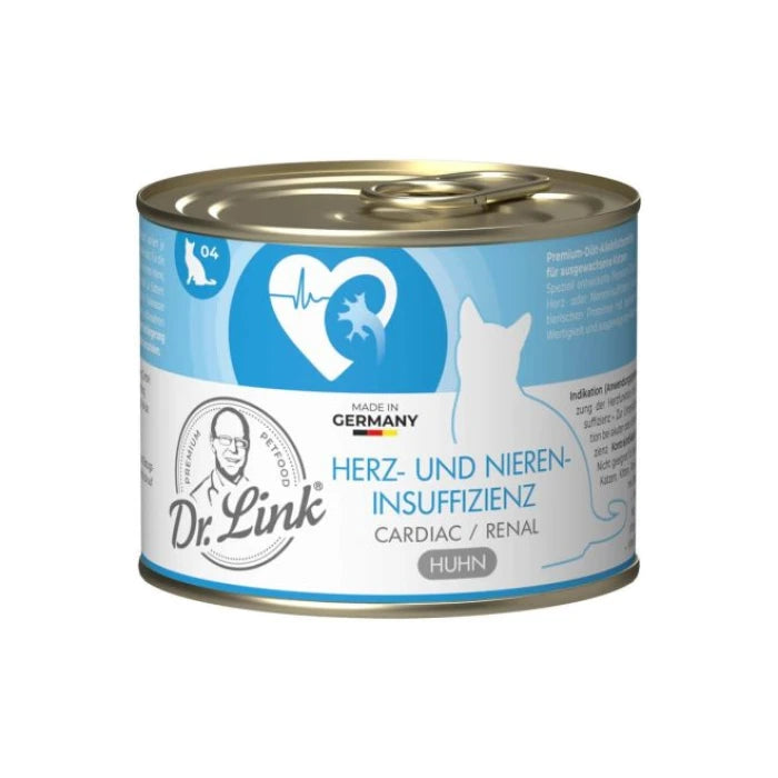 Lata Dr.Link- Dieta Especial Insuficiencia Cardíaca & Renal/Pollo 200gr - imagen 1