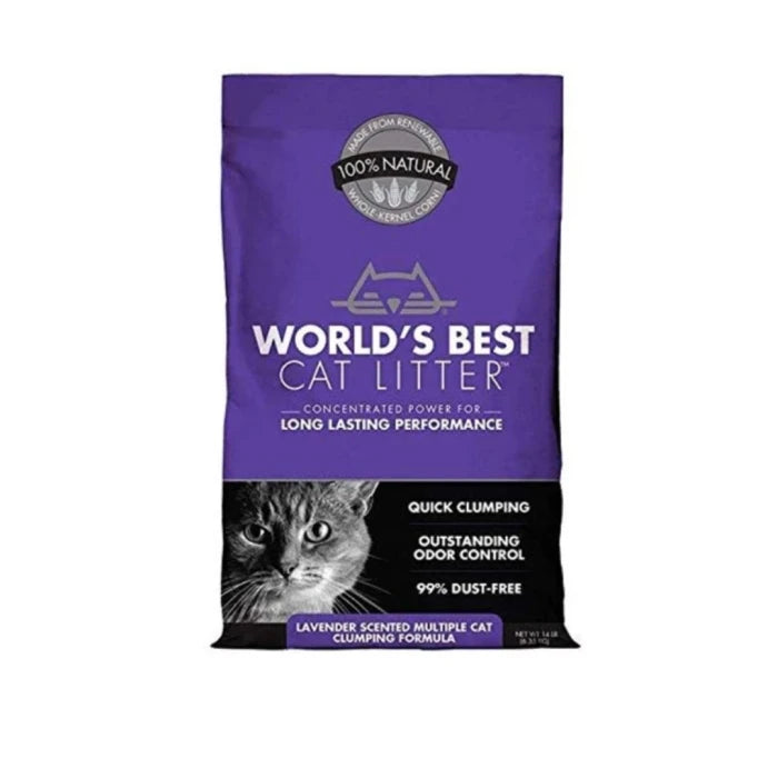Arena World´s Best Cat Litter Multicat lavanda 3.18KG - imagen 1