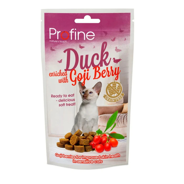 Profine cat semi moist snack duck goji 50g - imagen 1