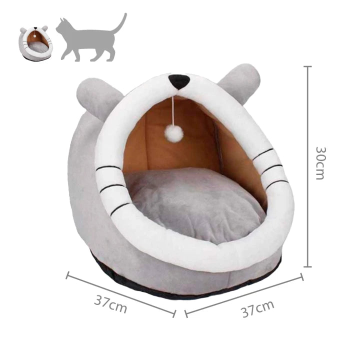 Cama para perros y gatos con Orejas (30 x 37 x 37 cm) - imagen 1