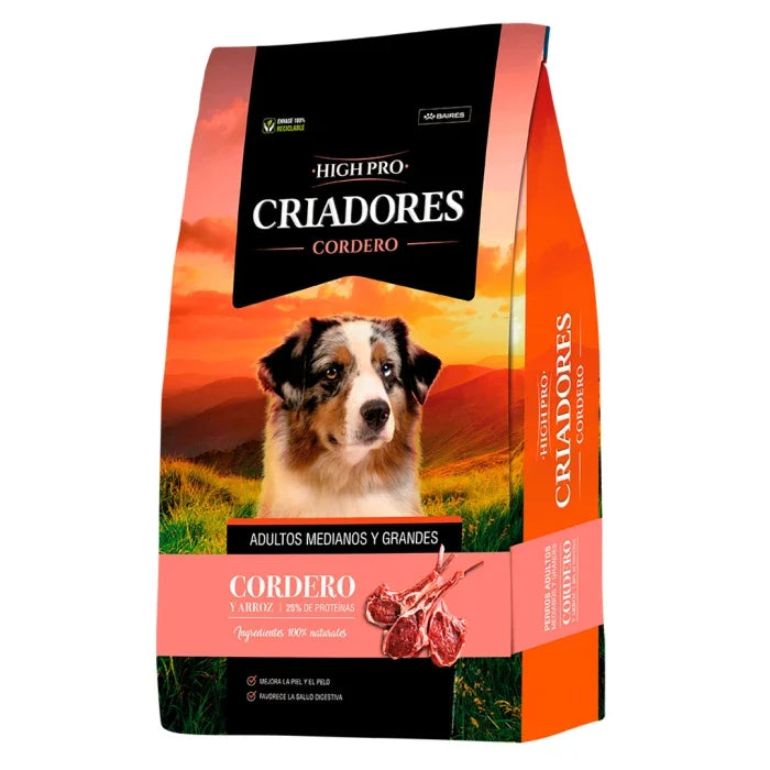 Criadores High Pro Adulto Cordero 3 KG
