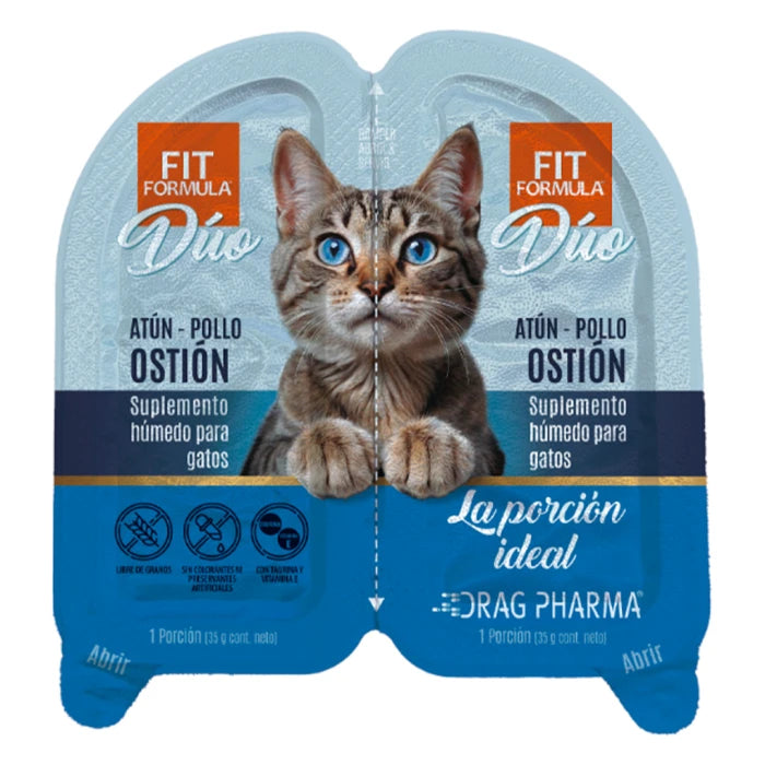 FIT DUO ATUN POLLO OSTION 35G X 2 - imagen 1