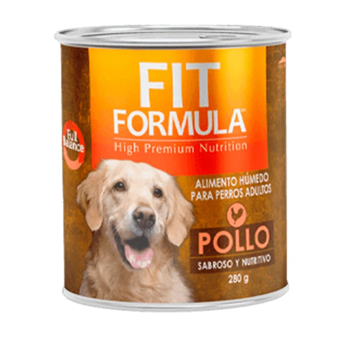 Fit Formula Lata Para Perros Adultos Sabor Pollo - 280Gr - imagen 1