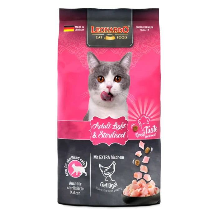 Leonardo adult light & Sterilised pollo 1.8 kg - imagen 1
