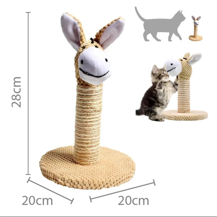 Rascador Poste de Burro para gatos 28cm - imagen 1