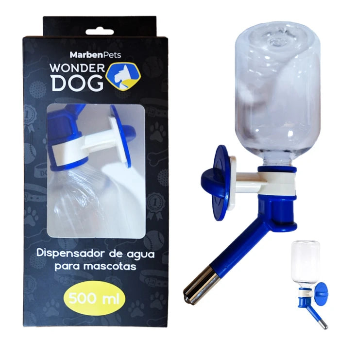 Bebedero de agua para mascotas grandes Azul 500ML - imagen 1