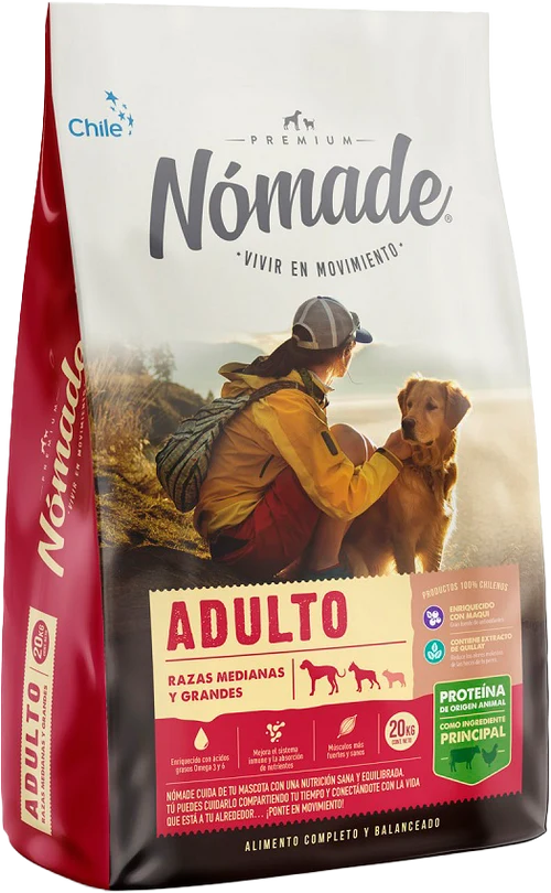 Nómade Perro Adulto 20KG (Producto con detalle)