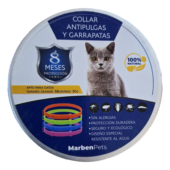 Marben Pets Collar gato antipulgas y garrapatas - 38cm - imagen 1