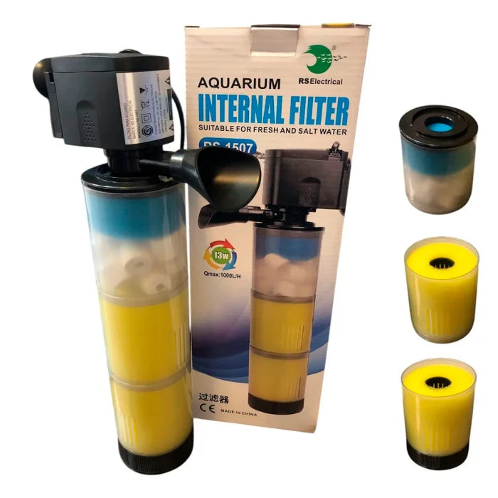 Filtro Interno RS1507 – 13W / 1000 L/h para Acuarios de 50 a 120 L - imagen 1