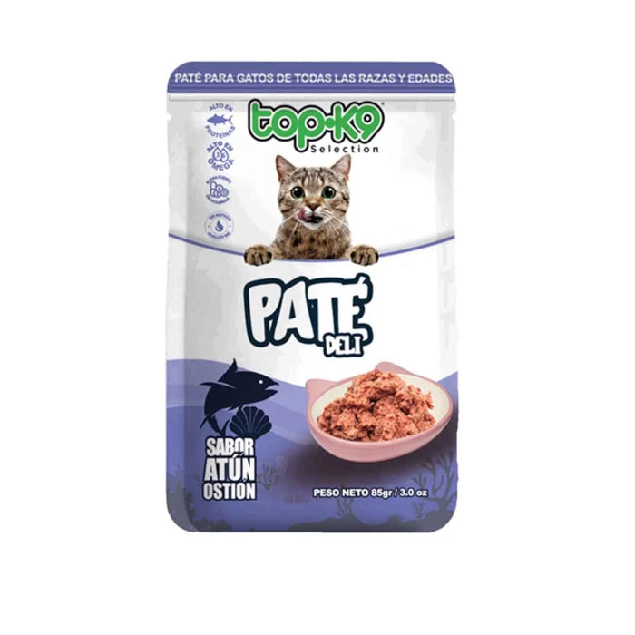Snack TopK9 pate deli atún/ostion 85 grs - imagen 1
