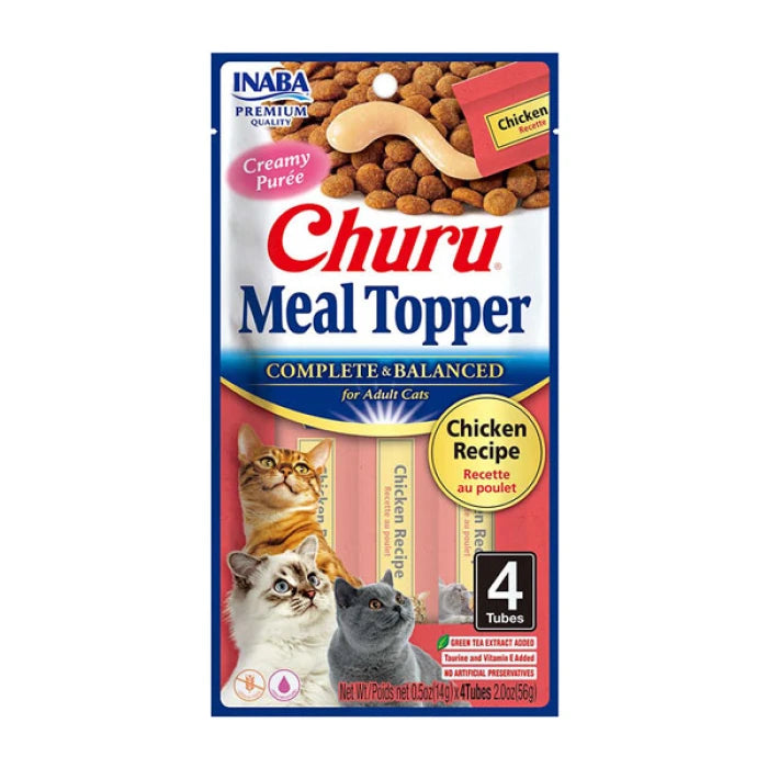 Churu Cat meal topper pollo 14gr - 4tubos - imagen 1