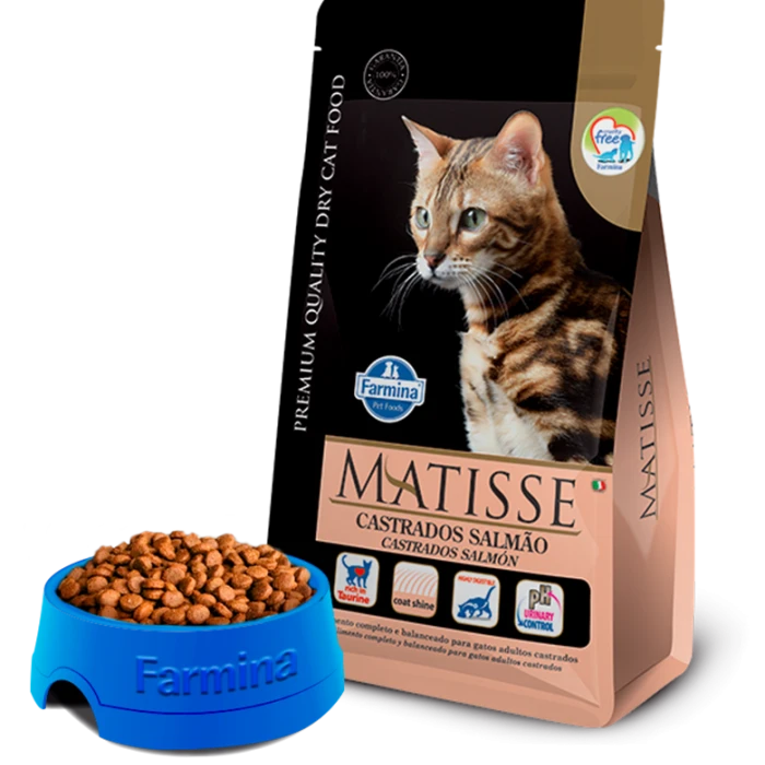 Matisse Salmón para Gatos Castrados 7.5KG - imagen 1