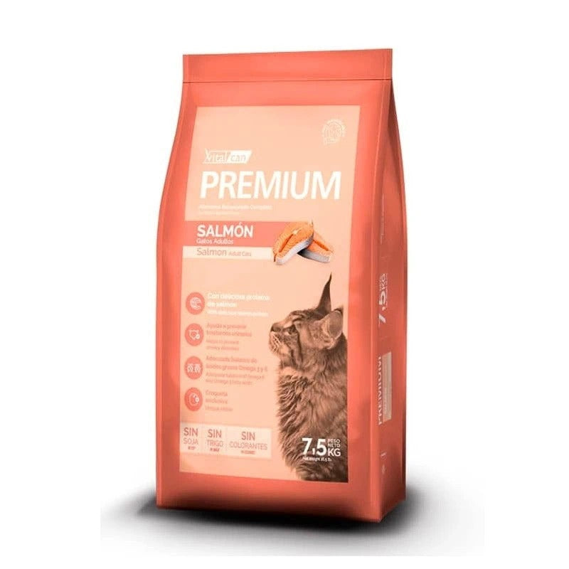 Vitalcan Premium Gato Adulto Salmón 7,5 kg