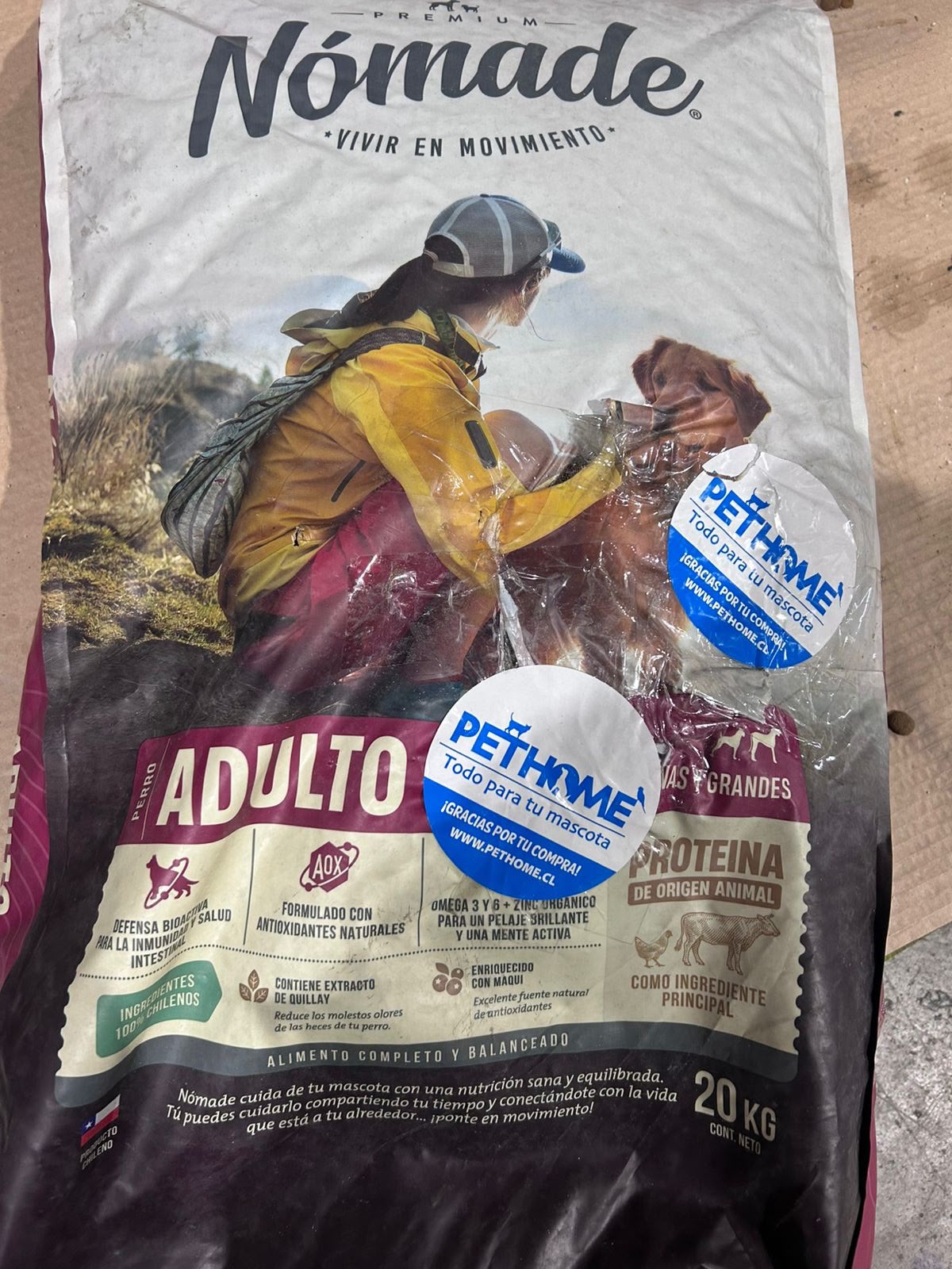 Nómade Perro Adulto 20KG (Producto con detalle)