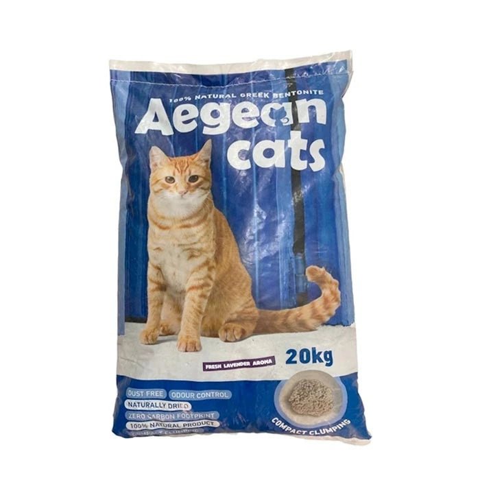 Aegean Cats Arena Aglomerante Bentonita para gatos 20KG - Pethome
