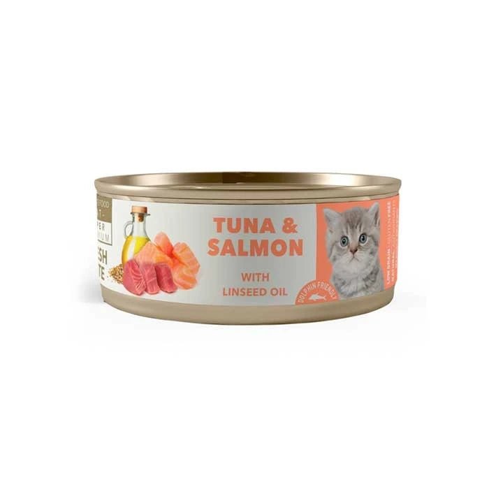 Amity Lata Tuna And Salmon Kitten Cat - Pethome