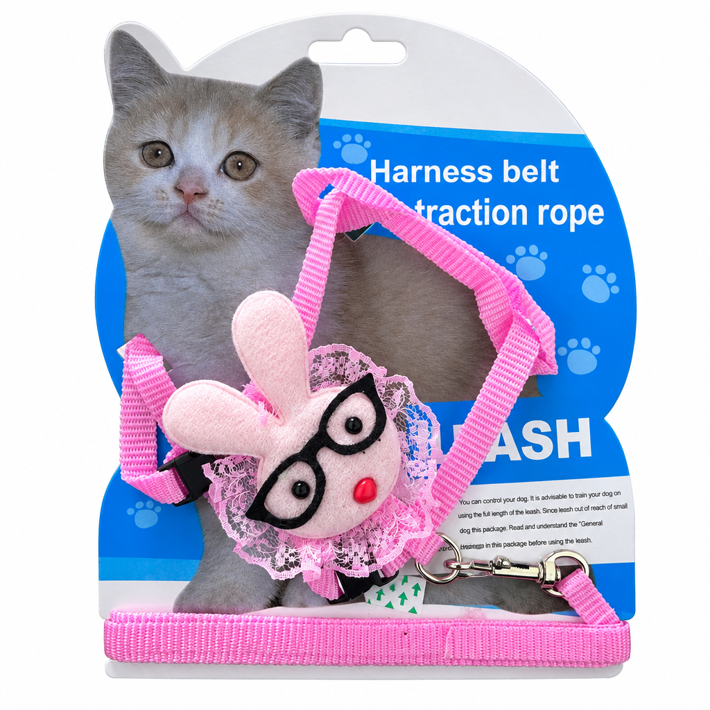 Arnés Con Atractivos Adornos Peluches