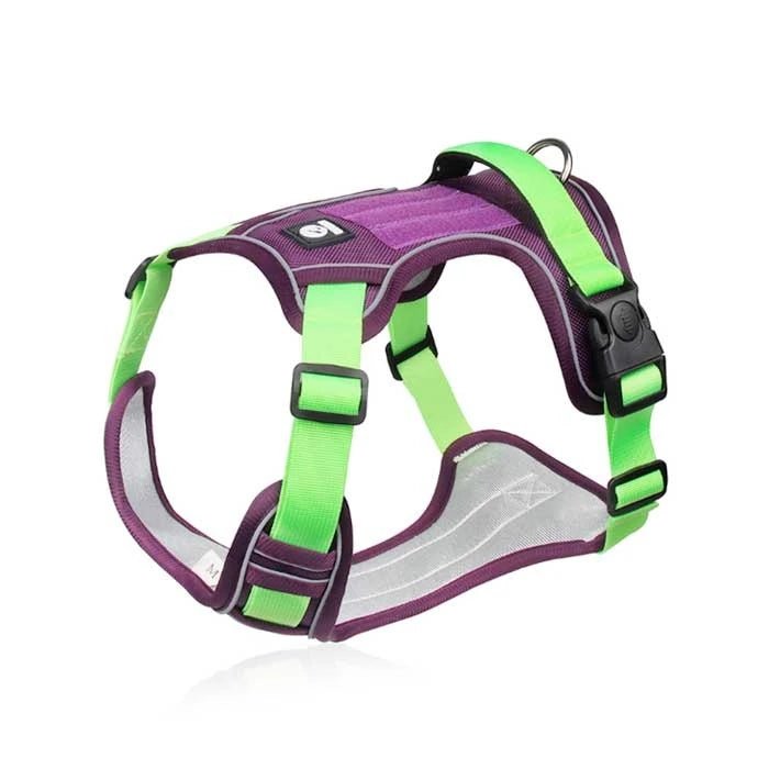 Arnés WonderDog Duomm Verde y Morado - Pethome