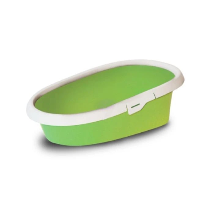 BAÑO PARA GATOS MINOU XL (58x39x17cm) VERDE - Pethome
