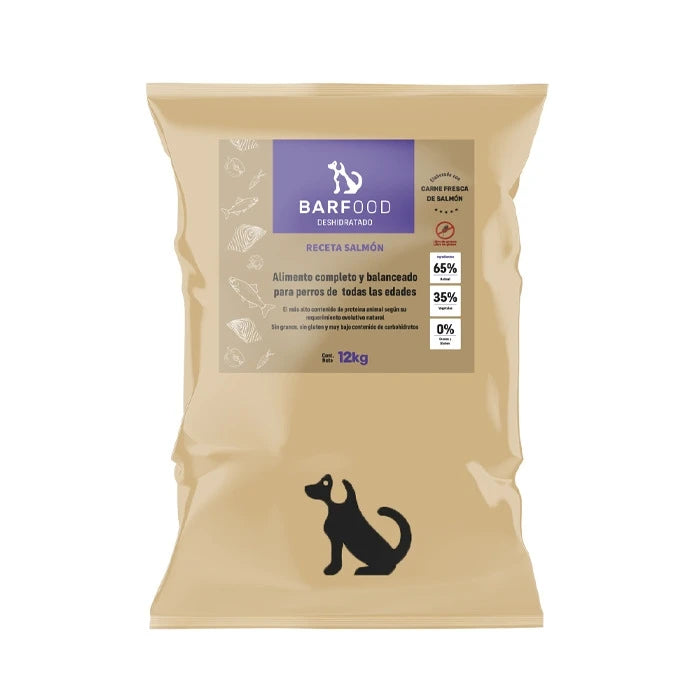 Barfood Alimento Deshidratado Salmon para Razas Pequeñas para perros