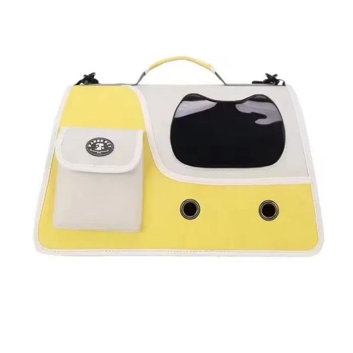 BOLSO PET CLASS BICOLOR AMARILLO BLANCO - imagen 1