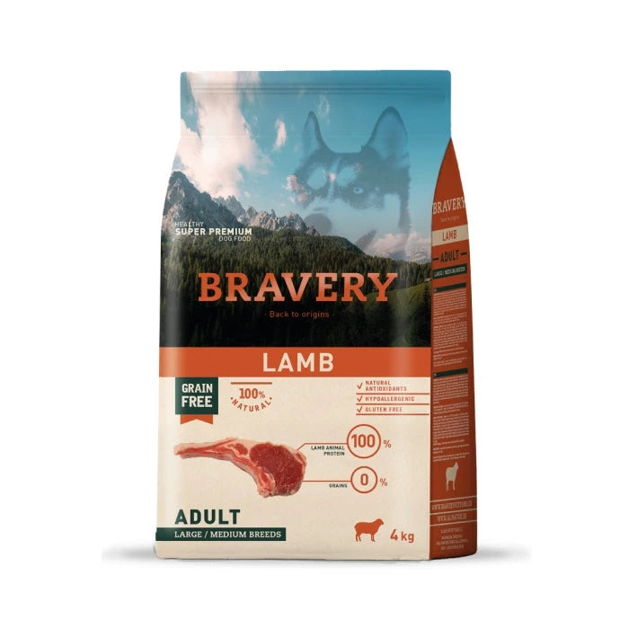 BRAVERY LAMB ADULT LARGE/MEDIUM BREED