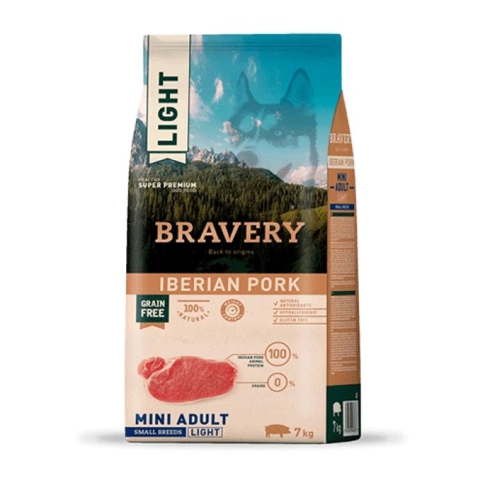 BRAVERY LIGHT IBERIAN PORK MINI ADULT SMALL BREED - Pethome