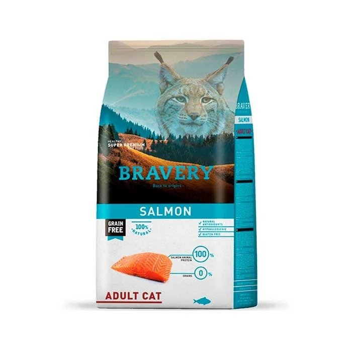 BRAVERY SALMON ADULT CAT - Pethome