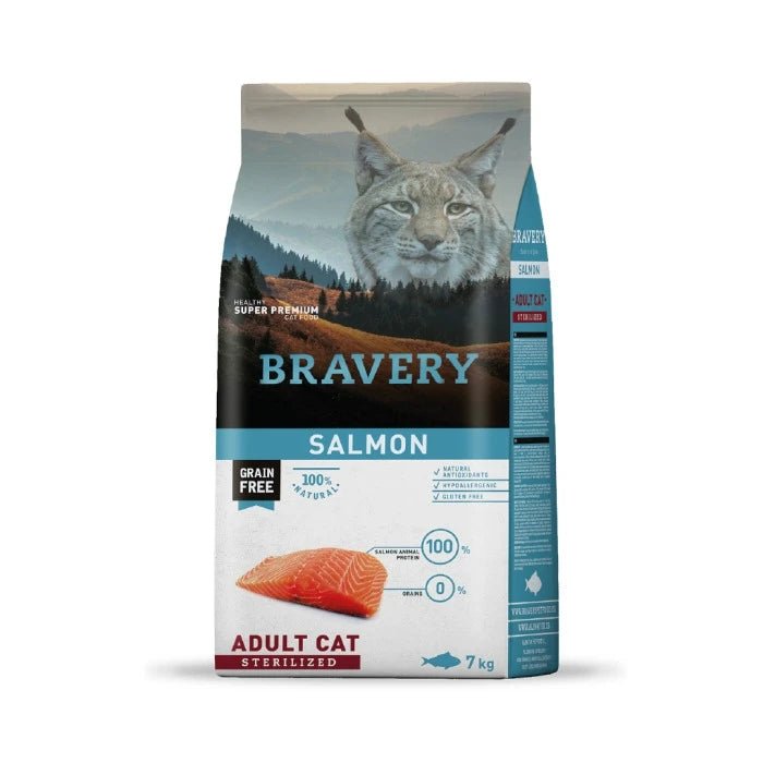 BRAVERY SALMON ADULT CAT STERILIZED - Pethome