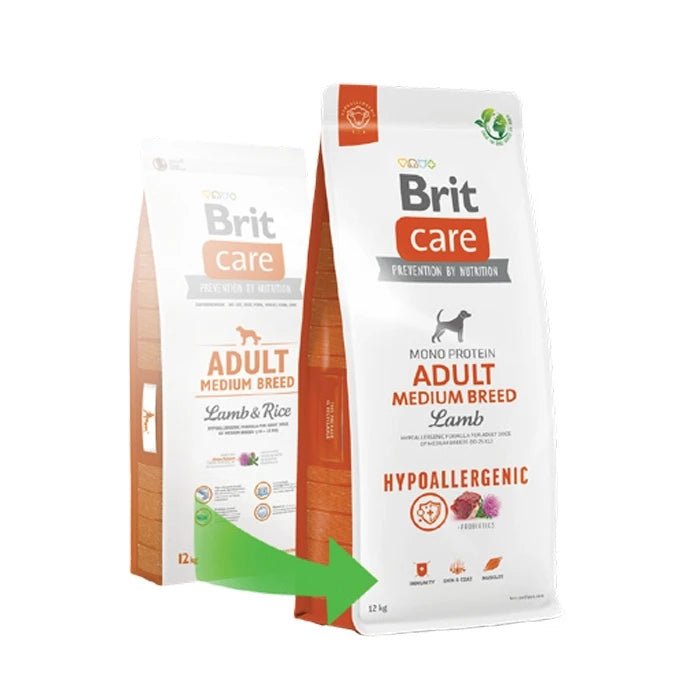 Brit care hipolergénica adult medium breed cordero - Pethome