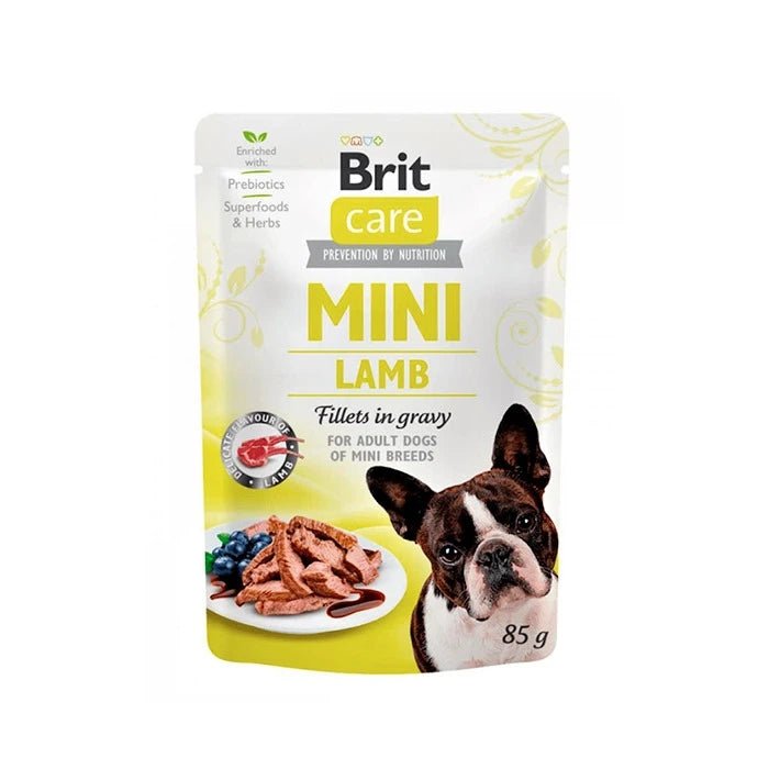 Brit Care Pouch Mini Filetes Cordero en Salsa - Pethome