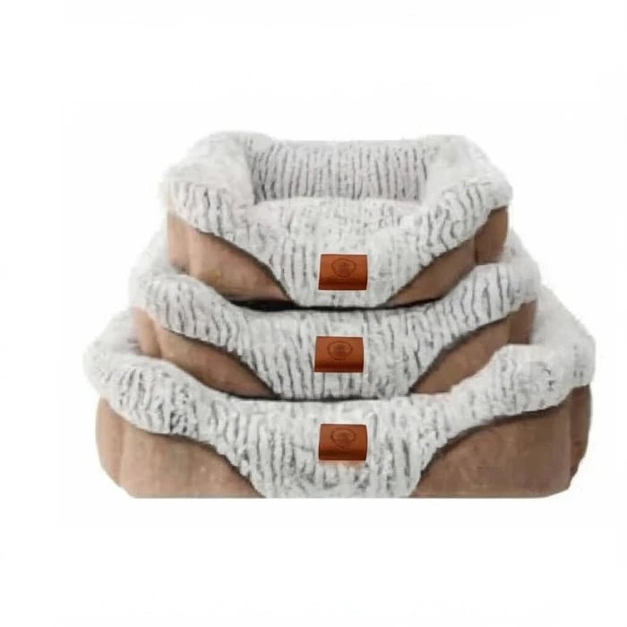 Cama para perro acolchada Café - Pethome