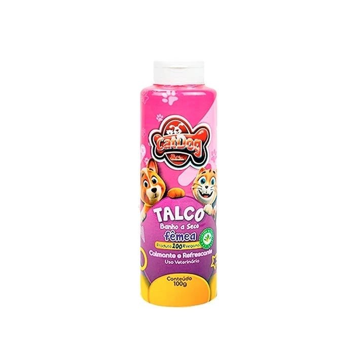 CatDog Talco Vegano Baño Seco Femenino - Pethome