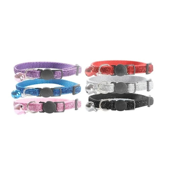 Collar Anti ahorque con Brillos y Campana - imagen 1