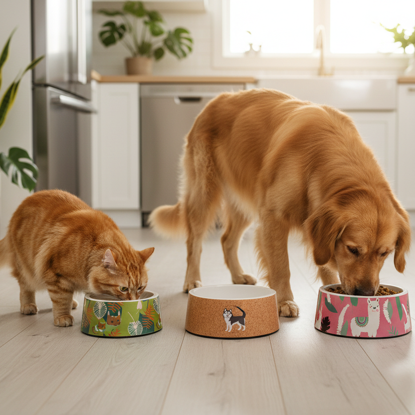 Plato para perros y gatos melamina profundo diseños