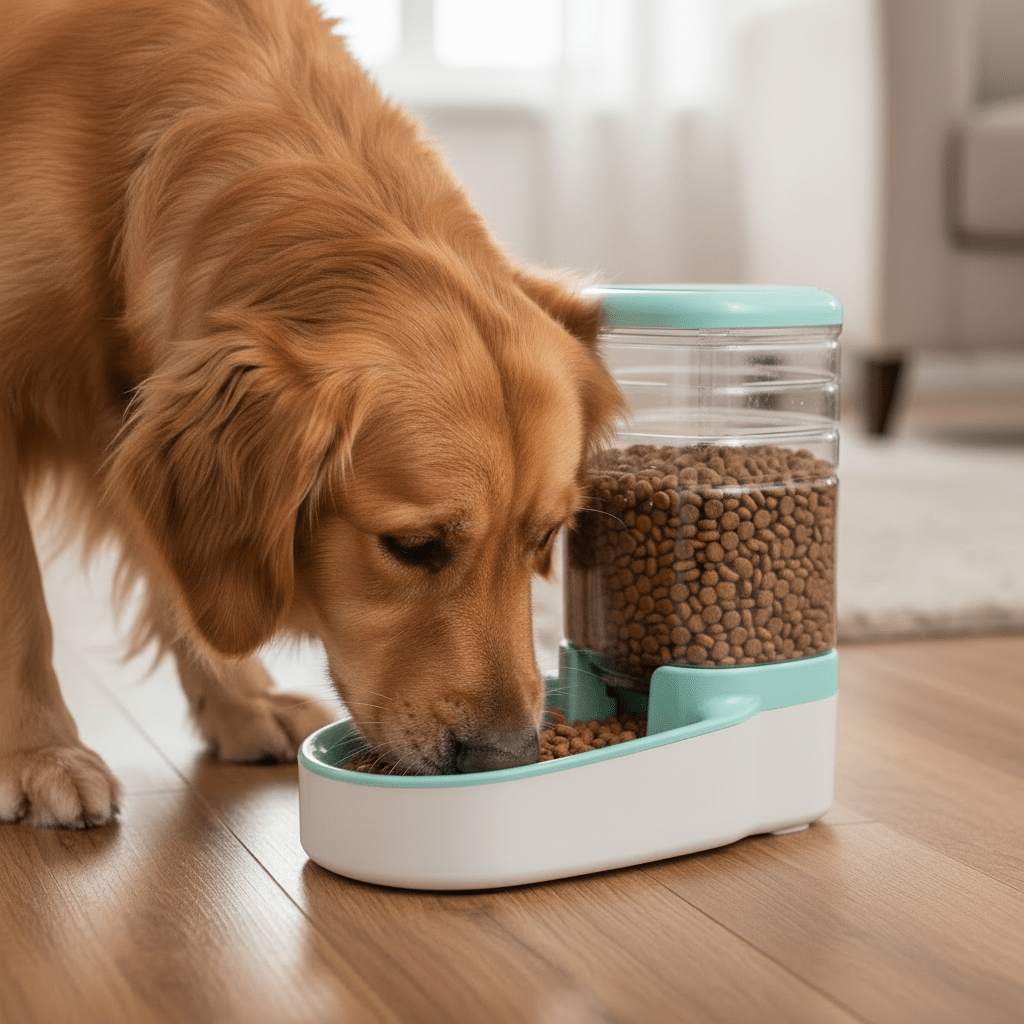 Estación de Agua y Comida Para Perros y Gatos 3.5 LTs - Pethome