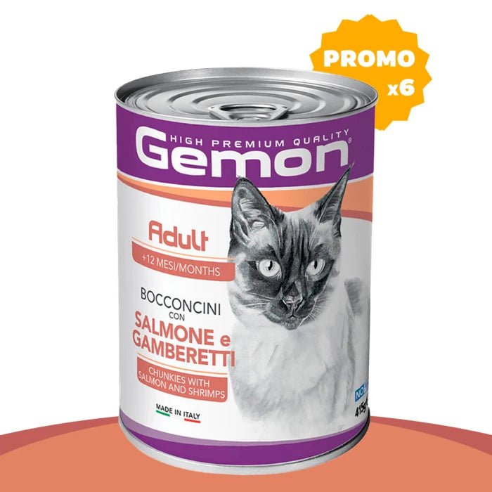 Gemon Cat Lata Adult Salmon & Shrimps - Pethome