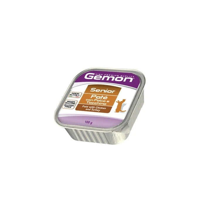 Gemon Cat Senior Paté Chicken and Turkey