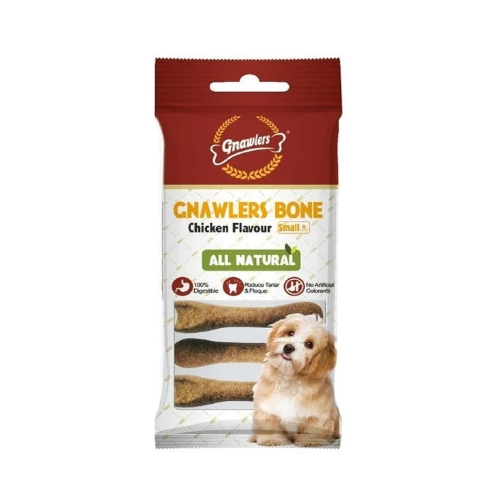 Gnawlers Snack huesos sabor a Pollo 108Gr - imagen 1