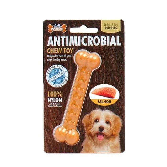 Hueso Antimicrobial De Nylon Sabor Salmón - Pethome