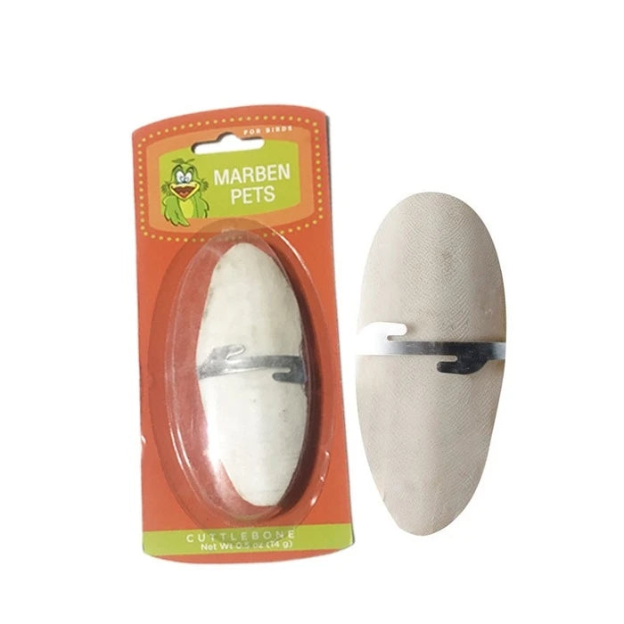 Hueso Jibia Para Aves Con Clip De Metal - imagen 1