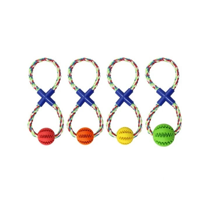 PELOTA BEISBOL DENTAL CON CUERDA DE ALGODON