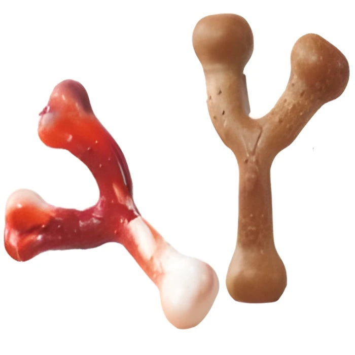 Juguete Hueso Resistente con Aroma a Tocino y Carne - imagen 1