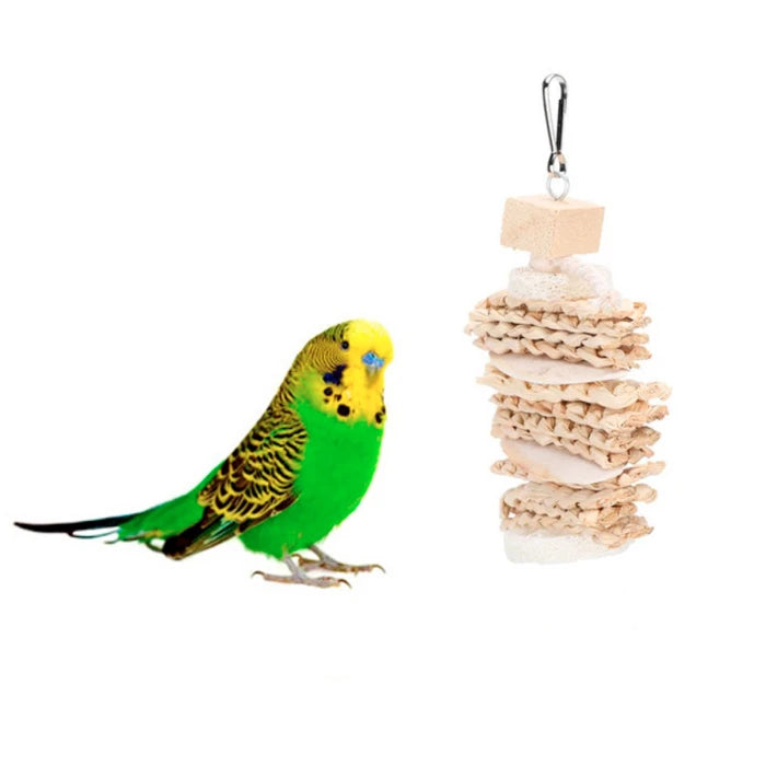 Juguete para Aves con Trozos de Jibia - imagen 1