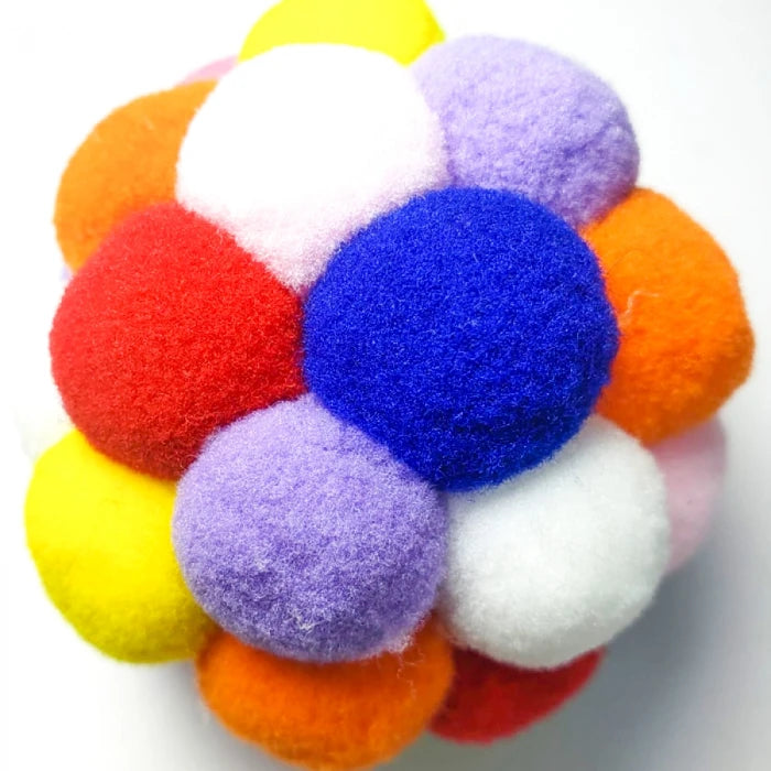 Juguete para Gato Pelota Pompones - imagen 1
