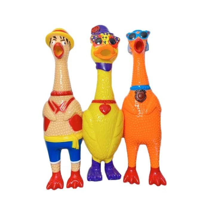 Juguete Pollo Chillón Grande - Pethome