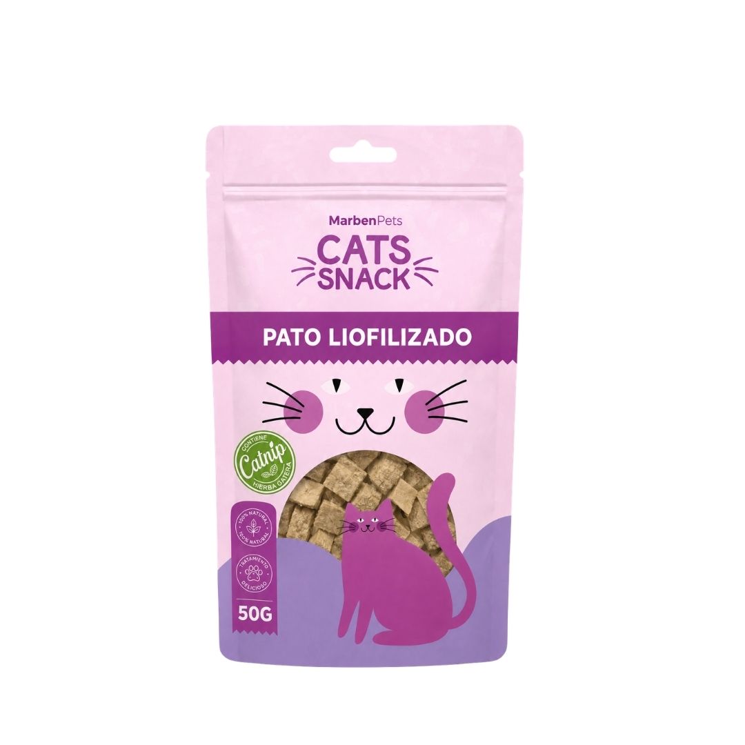 Pato Liofilizado con Catnip 50 GR