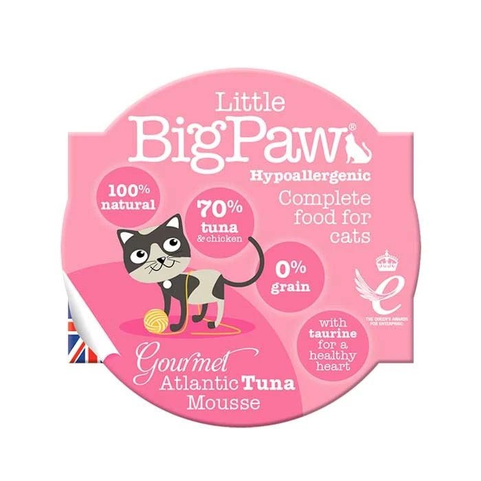 Little BigPaw Mousse de Atún del Atlántico Gourmet para Gatos - Pethome