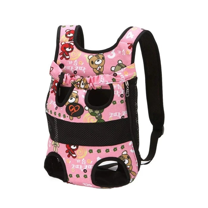 Mochila Canguro Diseño Bear Pink