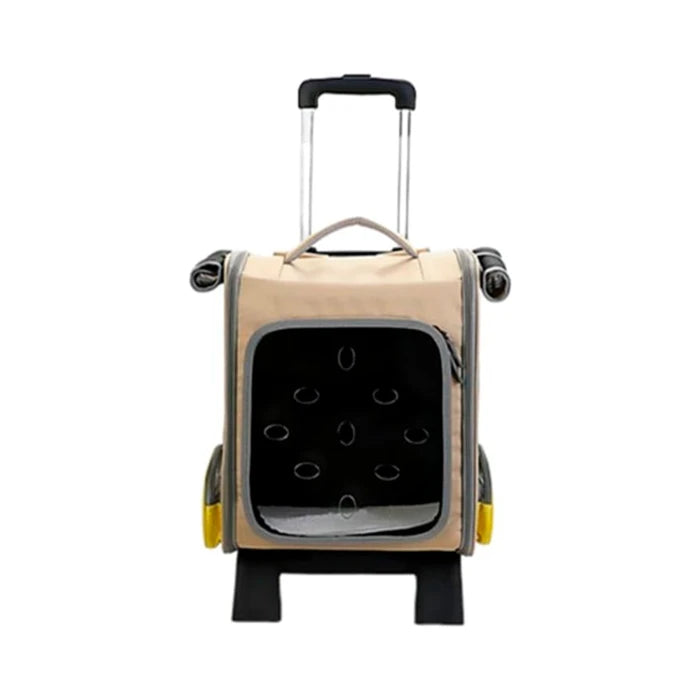 MOCHILA TRANSPORTADORA PARA MASCOTAS CON MANILLA